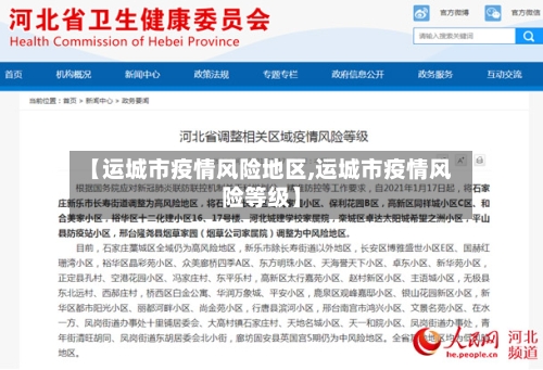 【运城市疫情风险地区,运城市疫情风险等级】