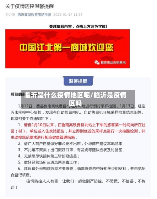 临沂是什么疫情地区呢/临沂是疫情区吗-第2张图片