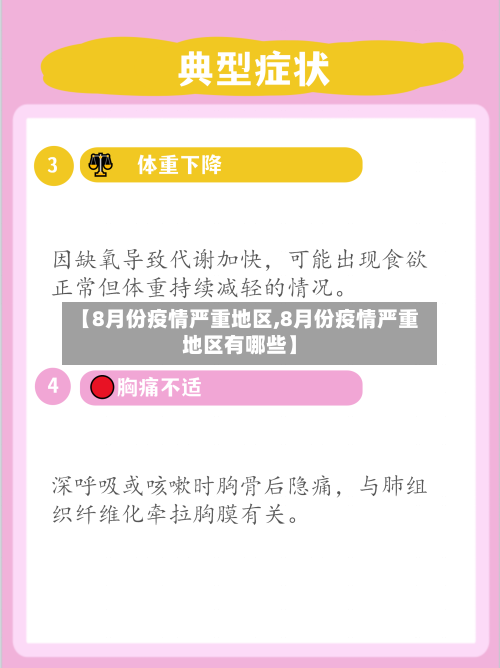 【8月份疫情严重地区,8月份疫情严重地区有哪些】