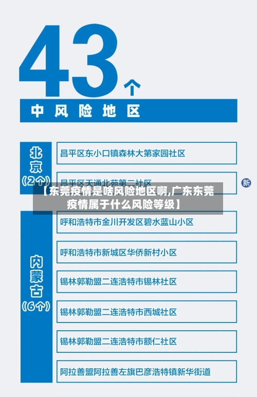 【东莞疫情是啥风险地区啊,广东东莞疫情属于什么风险等级】-第2张图片