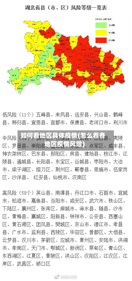 如何看地区具体疫情(怎么看各地区疫情风险)-第2张图片