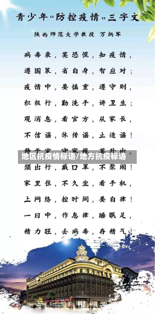 地区抗疫情标语/地方抗疫标语