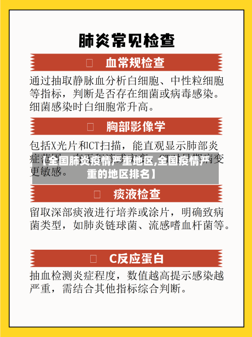 【全国肺炎疫情严重地区,全国疫情严重的地区排名】-第2张图片